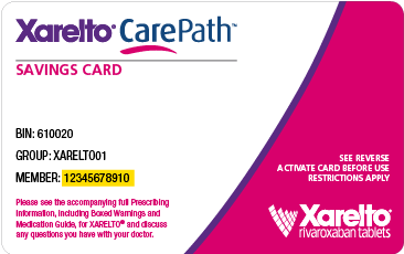 xarelto copay card for nh